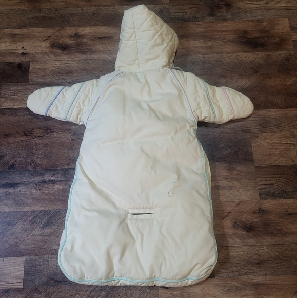 Vintage London Fog Infant Bunting Pram Bag 0-6 Months Heavy Winter Baby SnowSuit - Picture 4 of 5